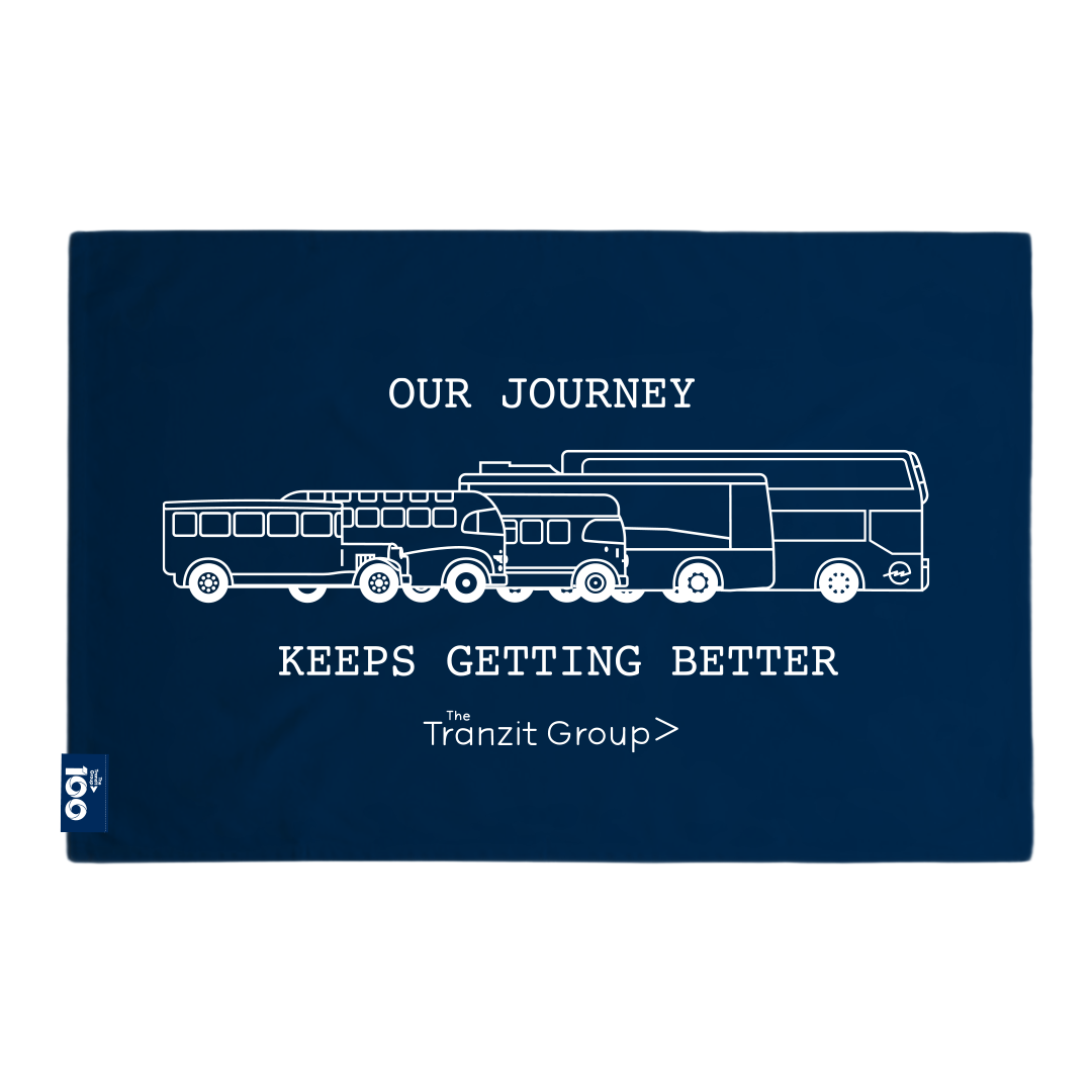 Cotton Tea Towel - Tranzit through Time (TRNZ40-OS)